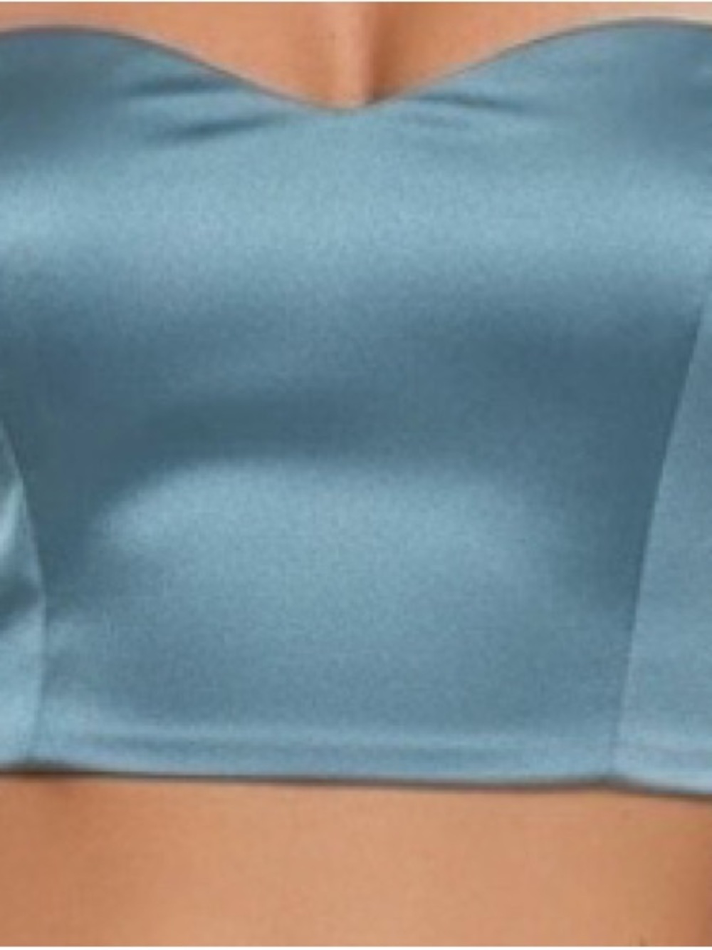 Primark Teal Crop Top